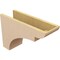 Ekena Millwork 7"W x 21"D x 14"H Classic Yorktown Rough Cedar Woodgrain TimberThane Corbel, Primed Tan CORUR07X21X14YORRCPR - alternate 5